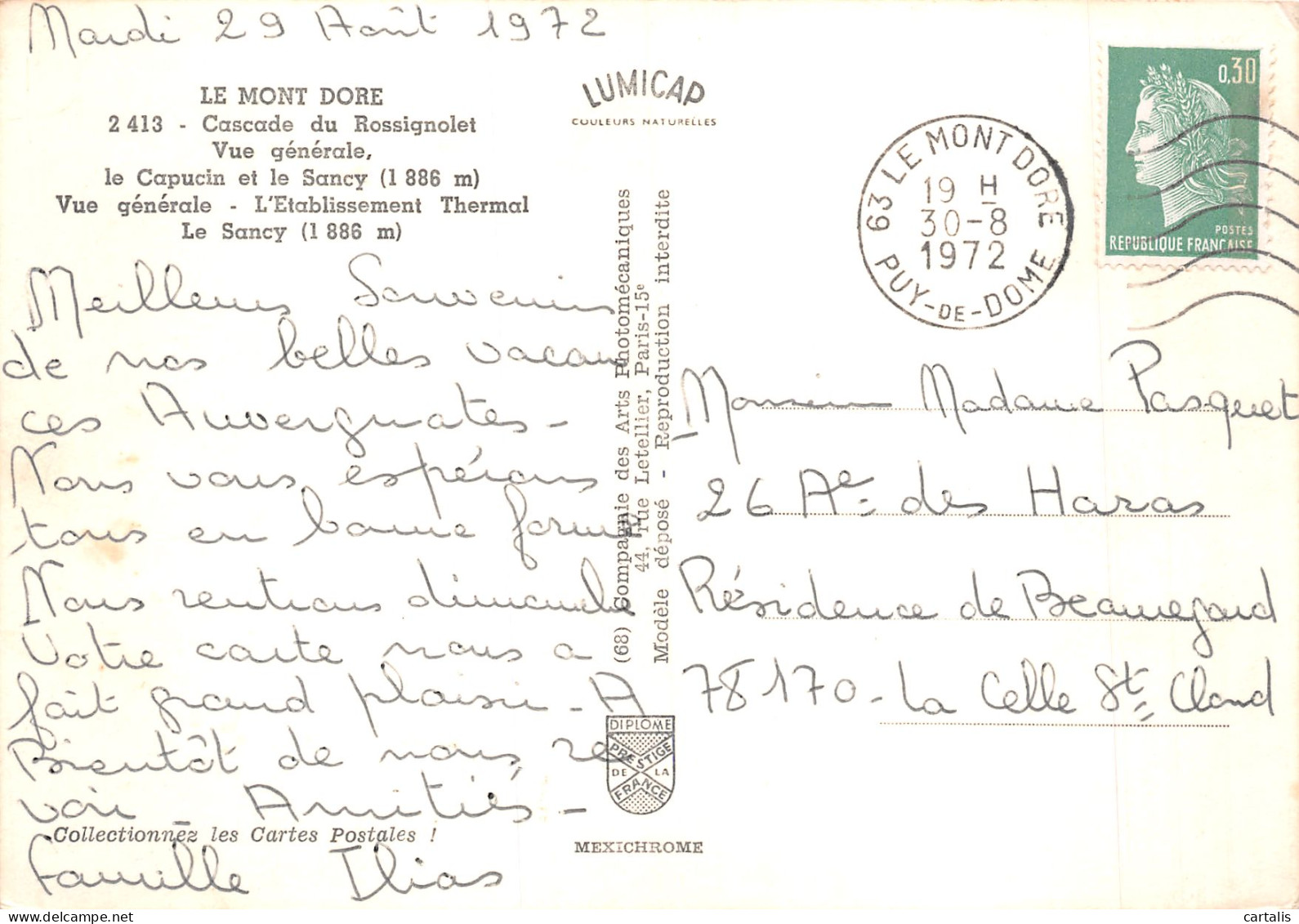 63-LE MONT DORE-N°4210-D/0083 - Le Mont Dore