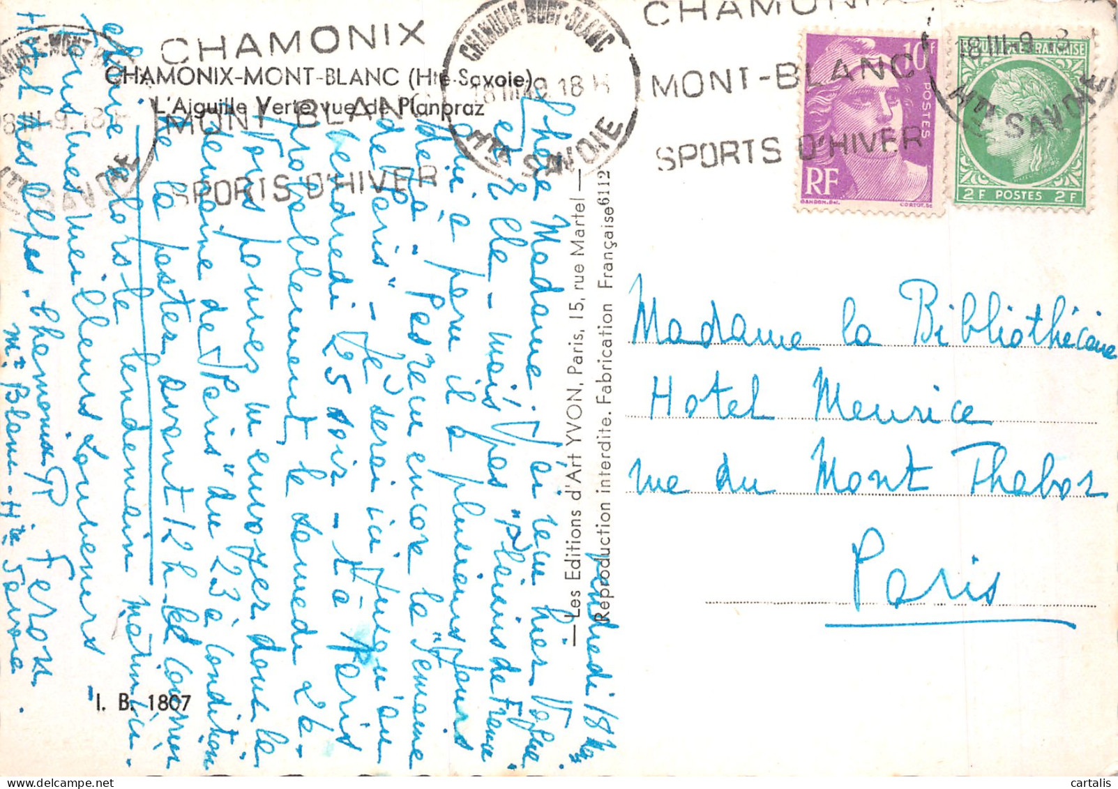 74-CHAMONIX-N°4211-B/0207 - Chamonix-Mont-Blanc