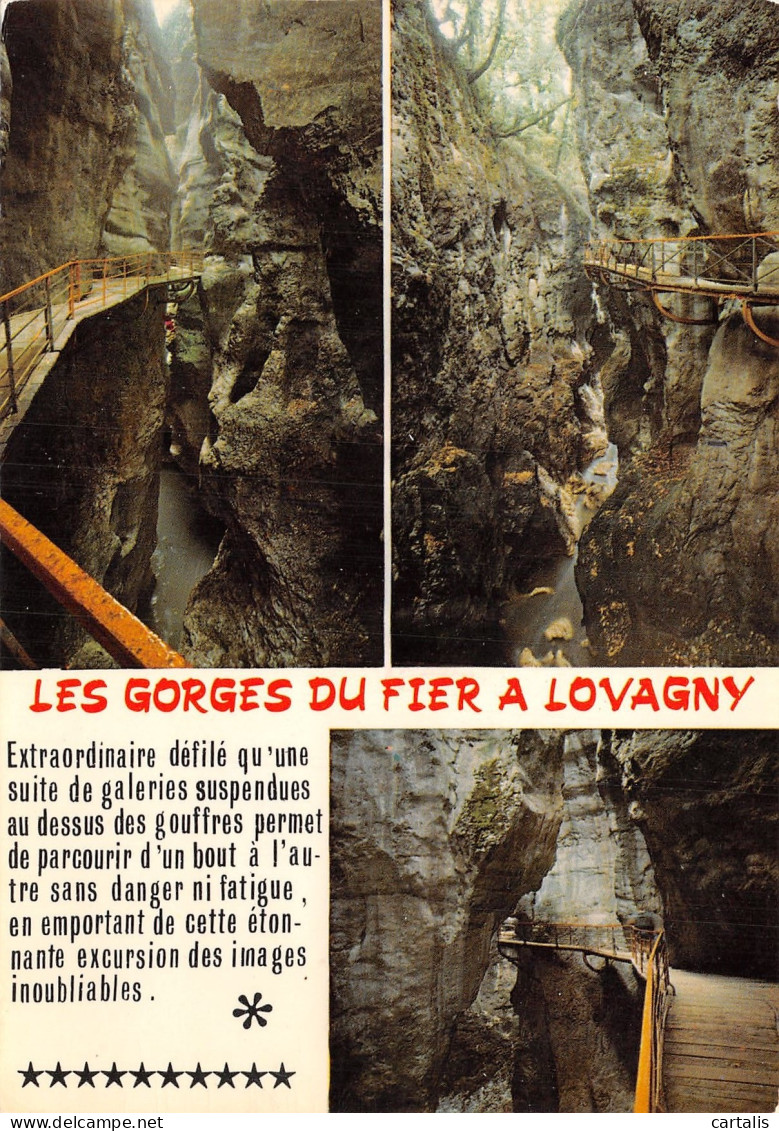 74-LES GORGES DU FIER-N°4211-B/0109 - Autres & Non Classés