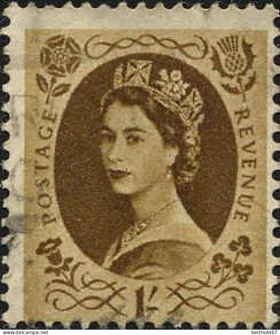 GB Poste Obl Yv: 276 Mi:271X Queen Elisabeth II (Obl.mécanique) - Usados