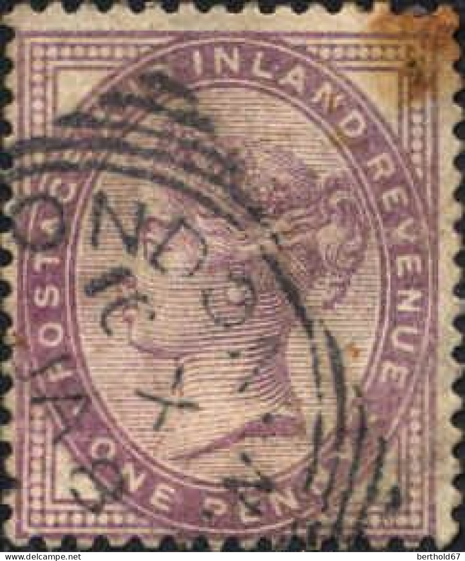 GB Poste Obl Yv:  73 Mi:65II Queen Victoria (Beau Cachet Rond) - Usati