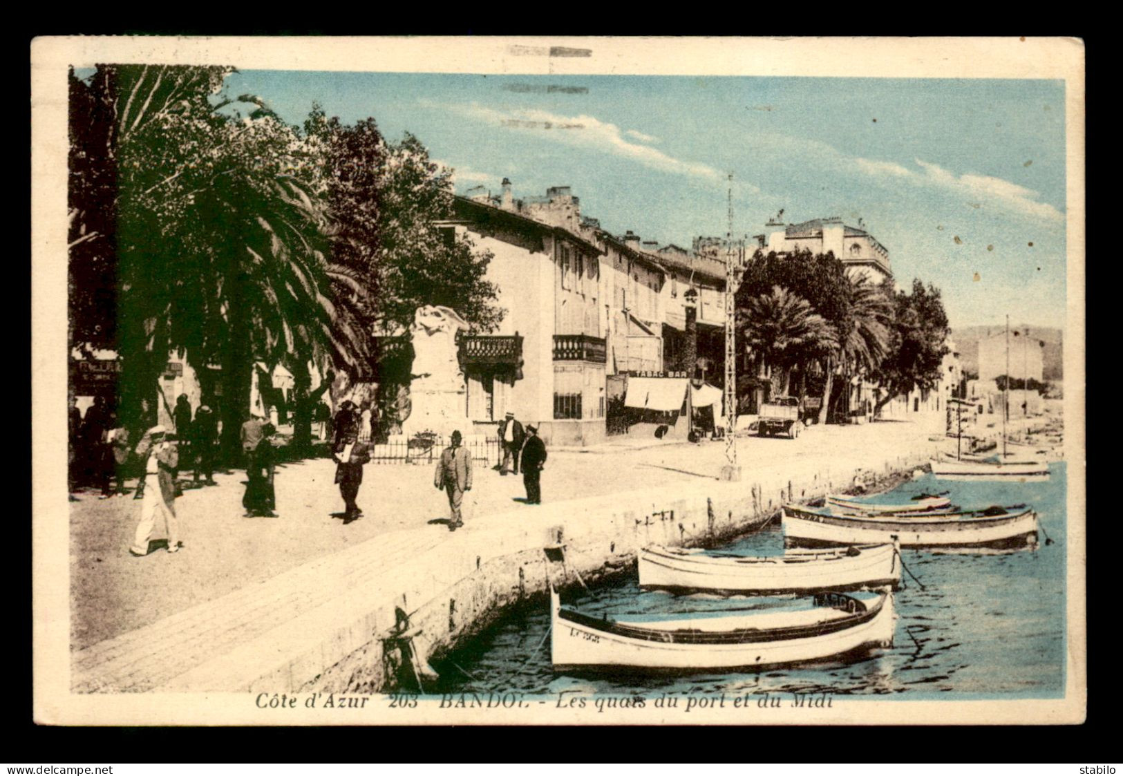 83 - BANDOL - LES QUAIS DU PORT ET DU MIDI - Bandol