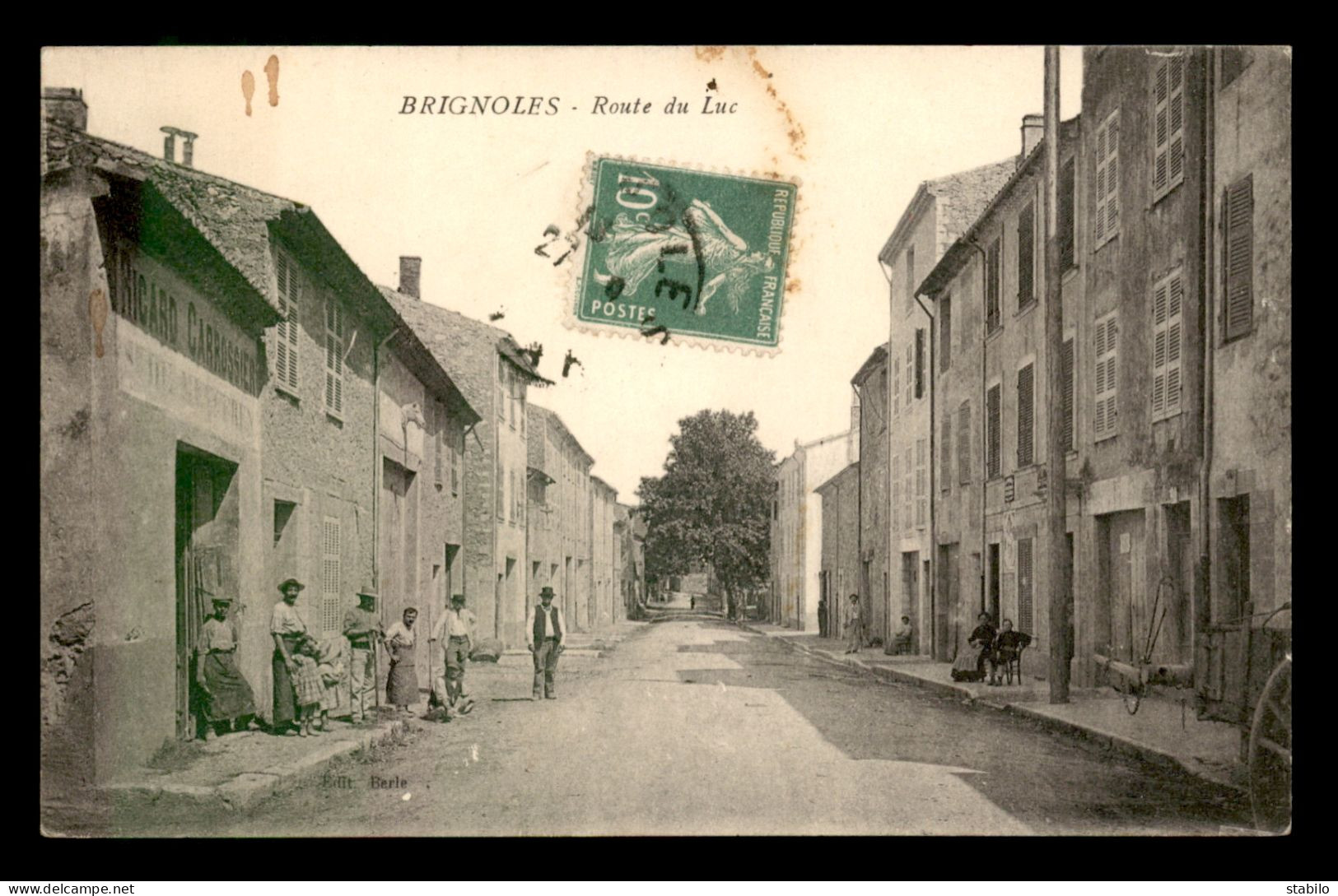 83 - BRIGNOLES - ROUTE DU LUC - RICHARD CARROSSIER - Brignoles