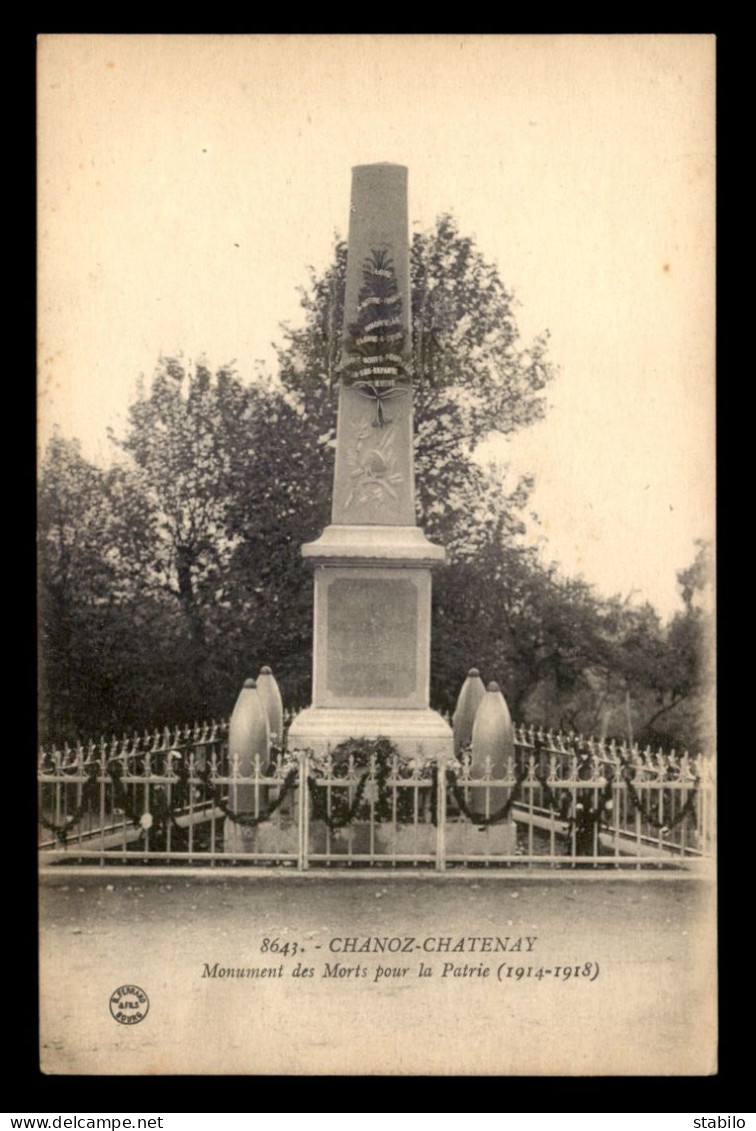 01 - CHANOZ-CHATENAY - MONUMENT AUX MORTS - Unclassified