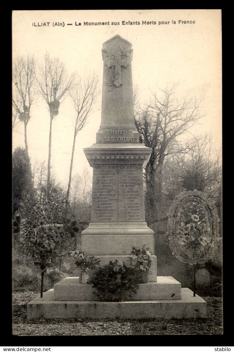 01 - ILLIAT - MONUMENT AUX MORTS - Unclassified