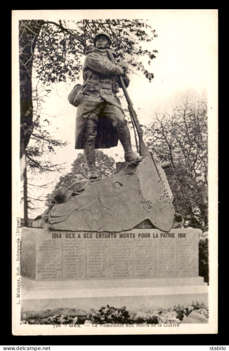 01 - GEX - MONUMENT AUX MORTS - Gex