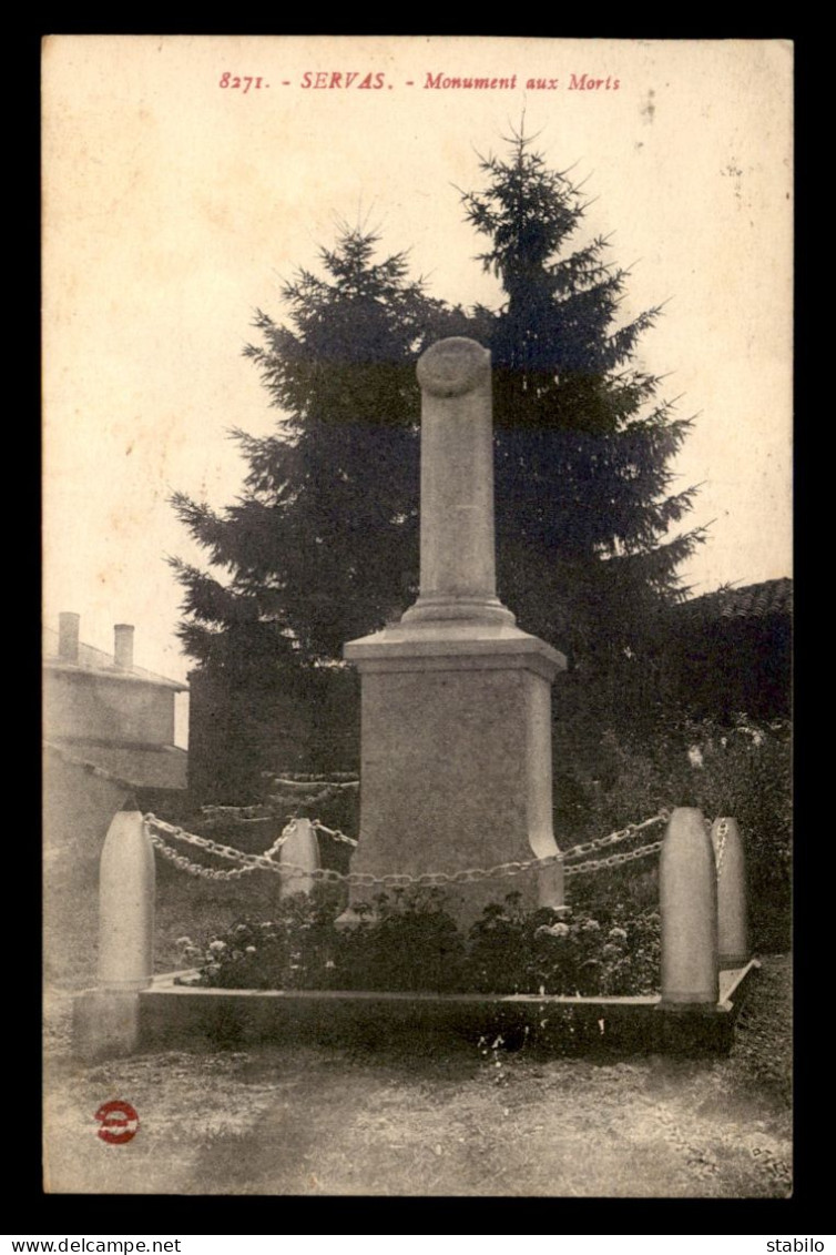 01 - SERVAS - MONUMENT AUX MORTS - Unclassified