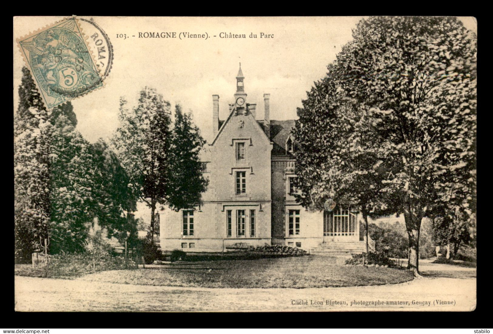 86 - ROMAGNE - CHATEAU DU PARC - Sonstige & Ohne Zuordnung