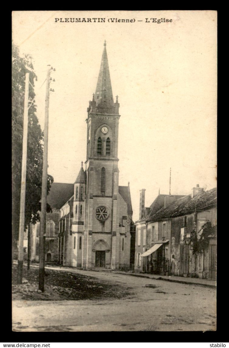 86 - PLEUMARTIN - L'EGLISE - Pleumartin