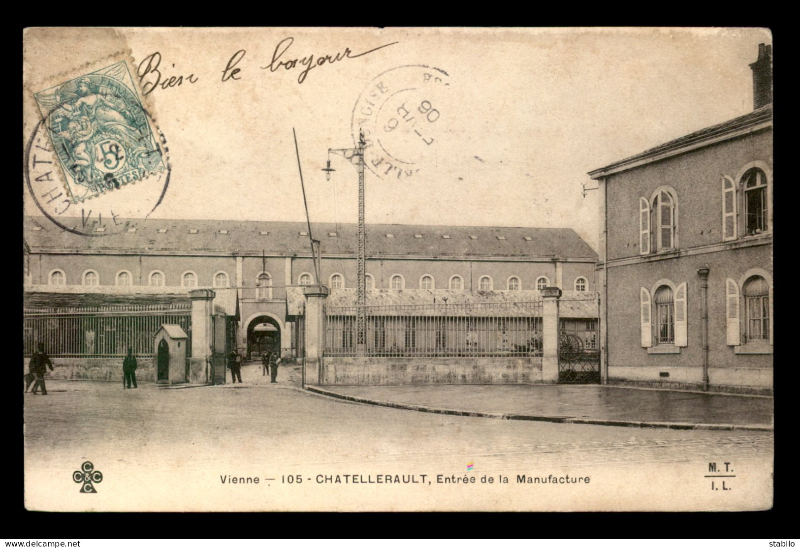 86 - CHATELLERAULT - ENTREE DE LA MANUFACTURE - Chatellerault