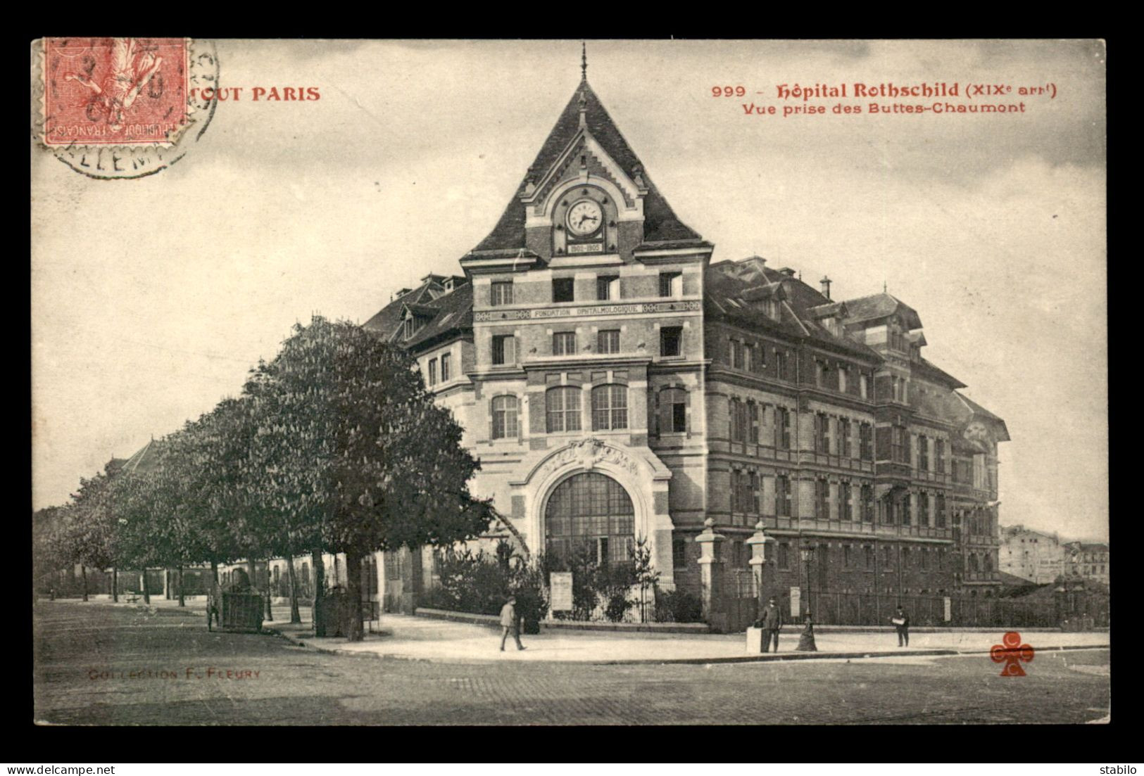 75 - PARIS - 19EME - TOUT PARIS N°999 - HOPITAL ROTHSCHILD - EDITEUR FLEURY - Arrondissement: 19