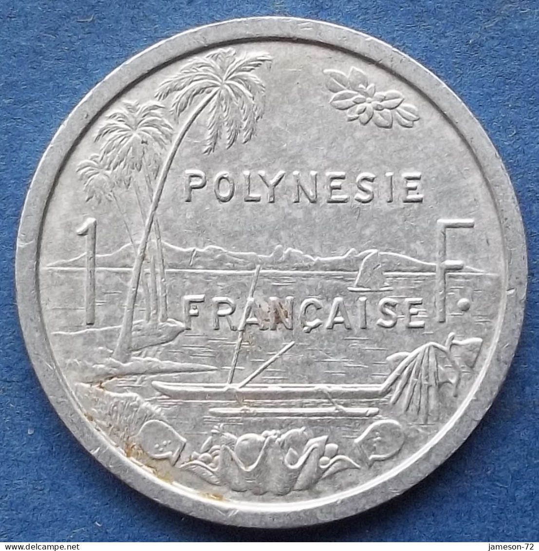 FRENCH POLYNESIA - 1 Franc 1984 KM# 11 French Overseas Territory - Edelweiss Coins - Polinesia Francese