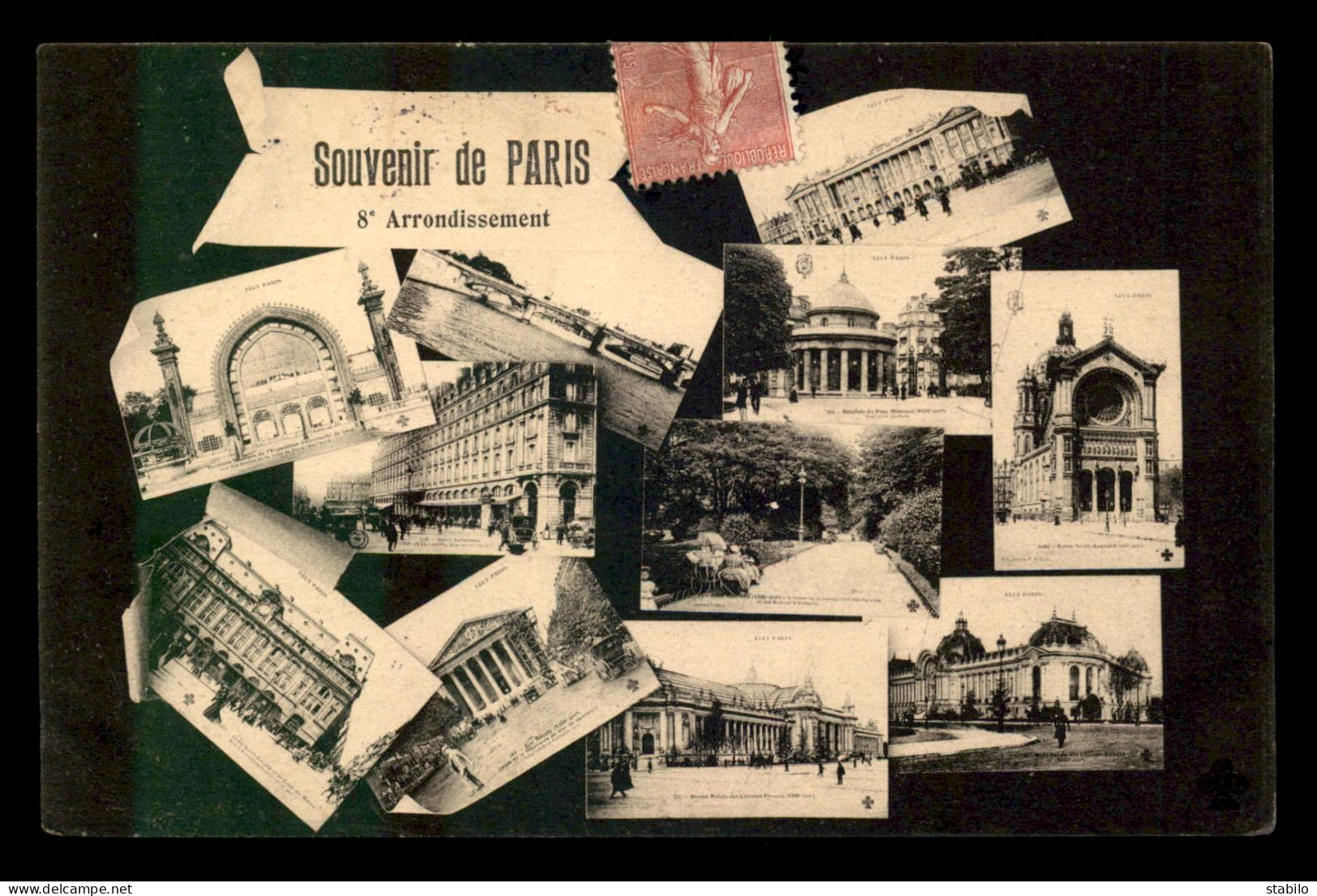 75 - PARIS - 8EME - TOUT PARIS - SOUVENIR DU 8E ARRONDISSEMENT - EDITEUR FLEURY - Paris (08)