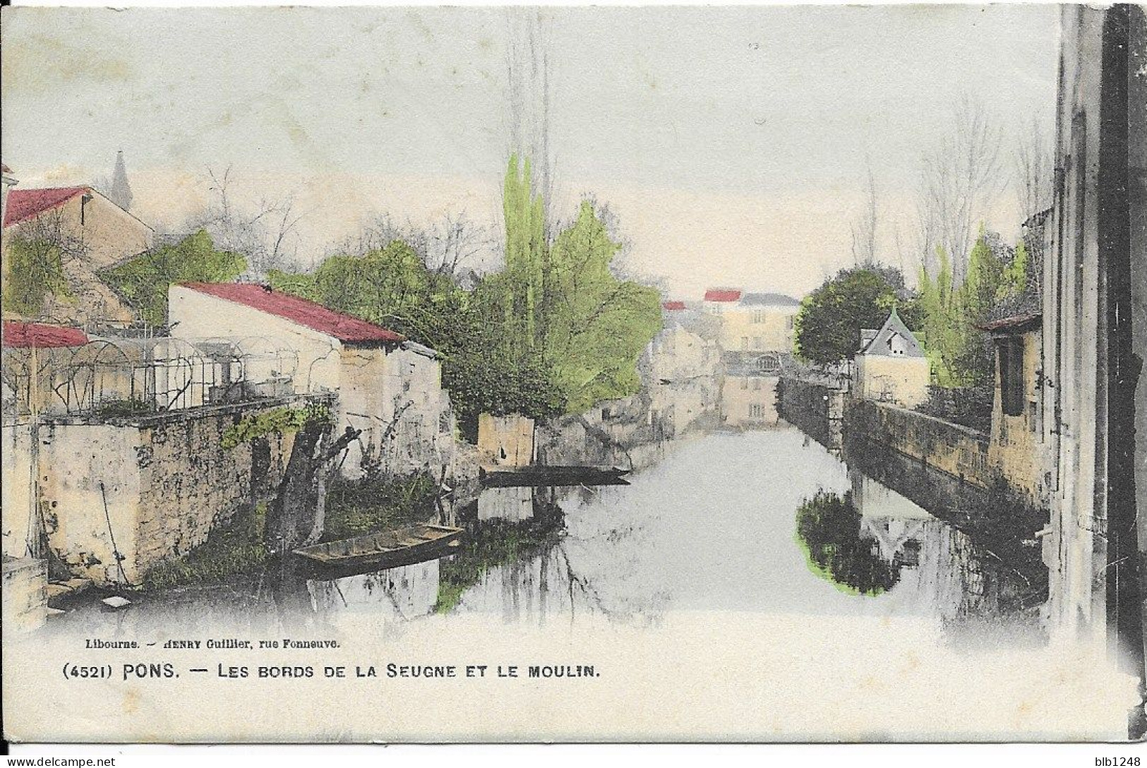 [17] Charente Maritime > Pons Les Bords De La Seugne Coté Du Moulin - Pons