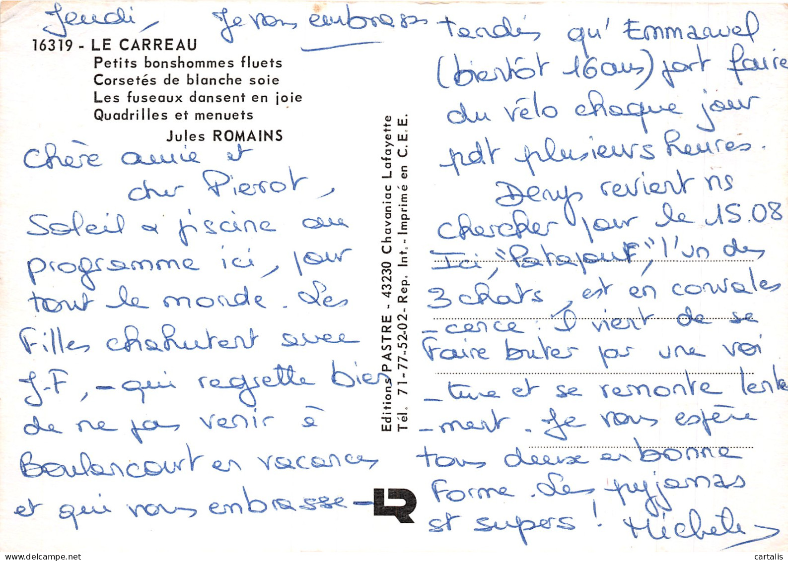 43-LE CARREAU-N°4211-D/0167 - Other & Unclassified