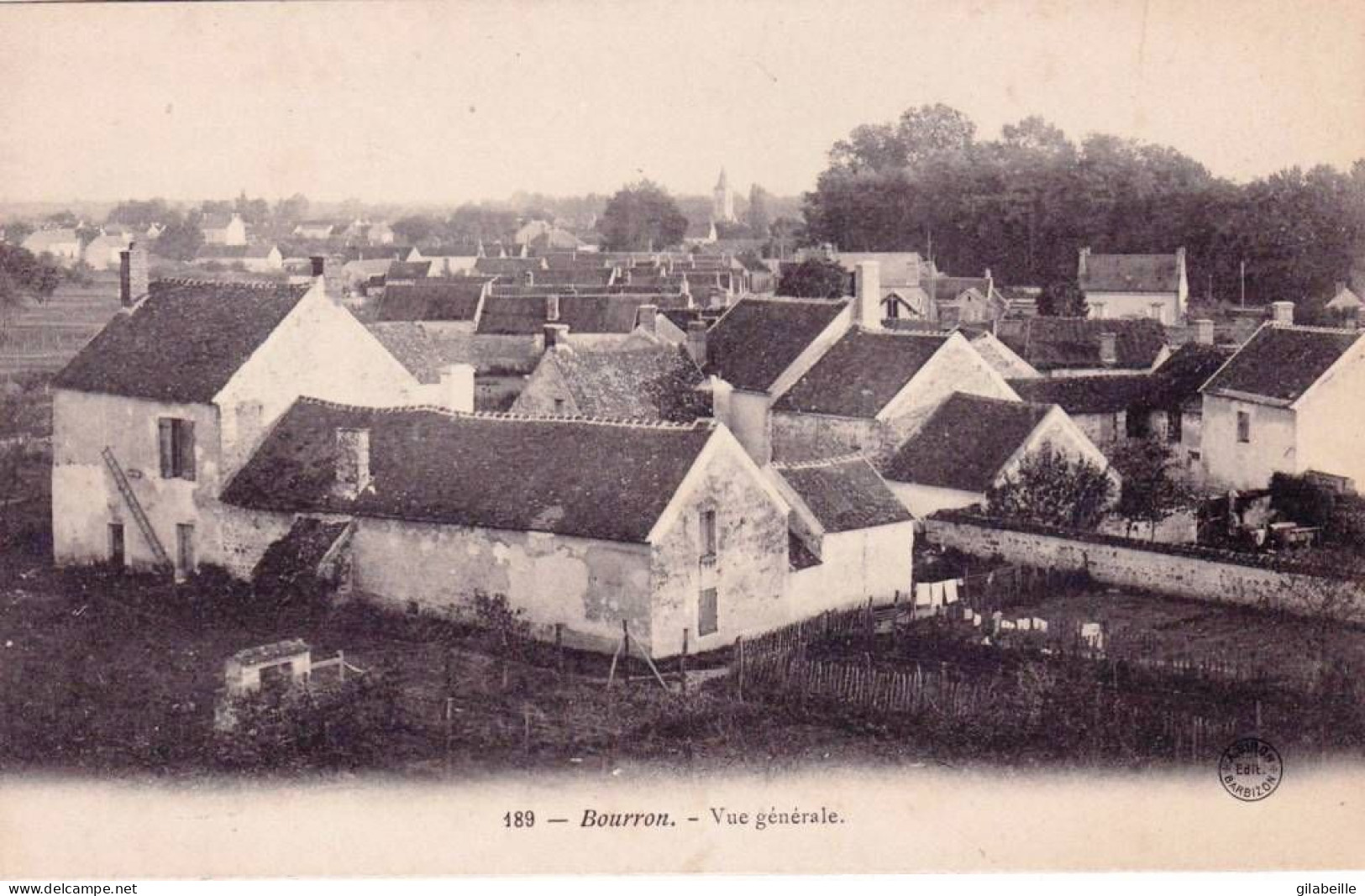 77 - Seine Et Marne -  BOURRON - MARLOTTE - Vue Generale - Autres & Non Classés