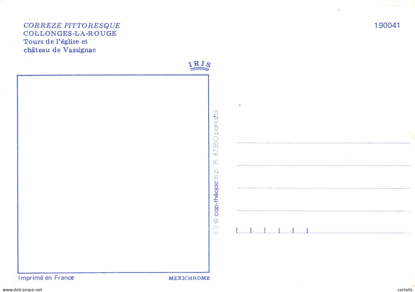 19-COLLONGES LA ROUGE-N°4212-A/0193 - Other & Unclassified