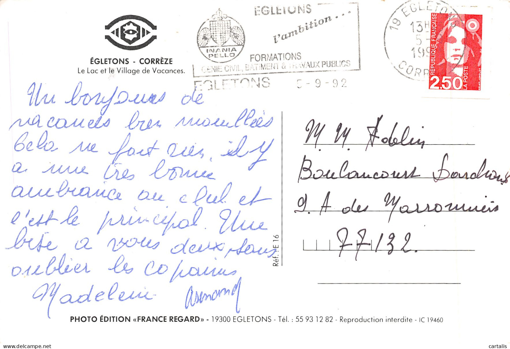 19-EGLETONS-N°4212-A/0129 - Egletons