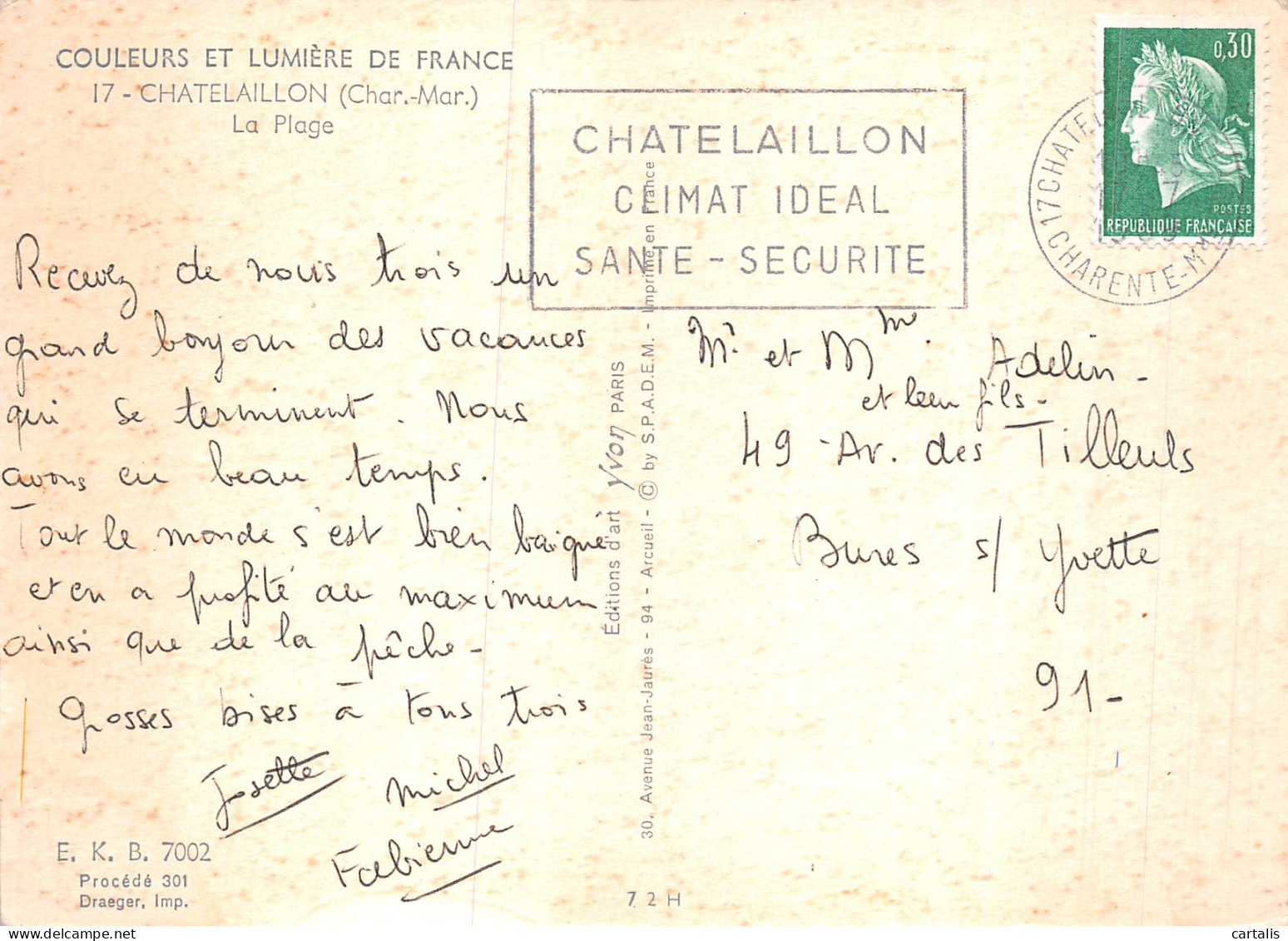 17-CHATELAILLON-N°4213-A/0117 - Châtelaillon-Plage