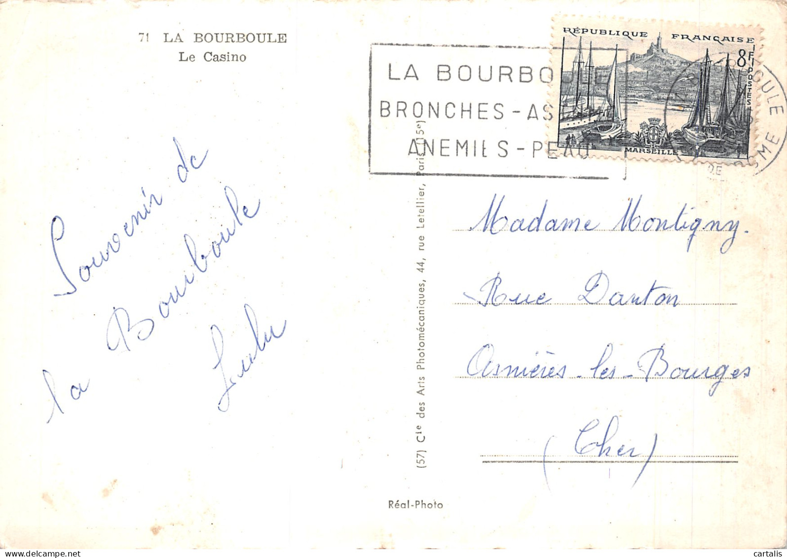 63-LA BOURBOULE-N°4212-D/0307 - La Bourboule