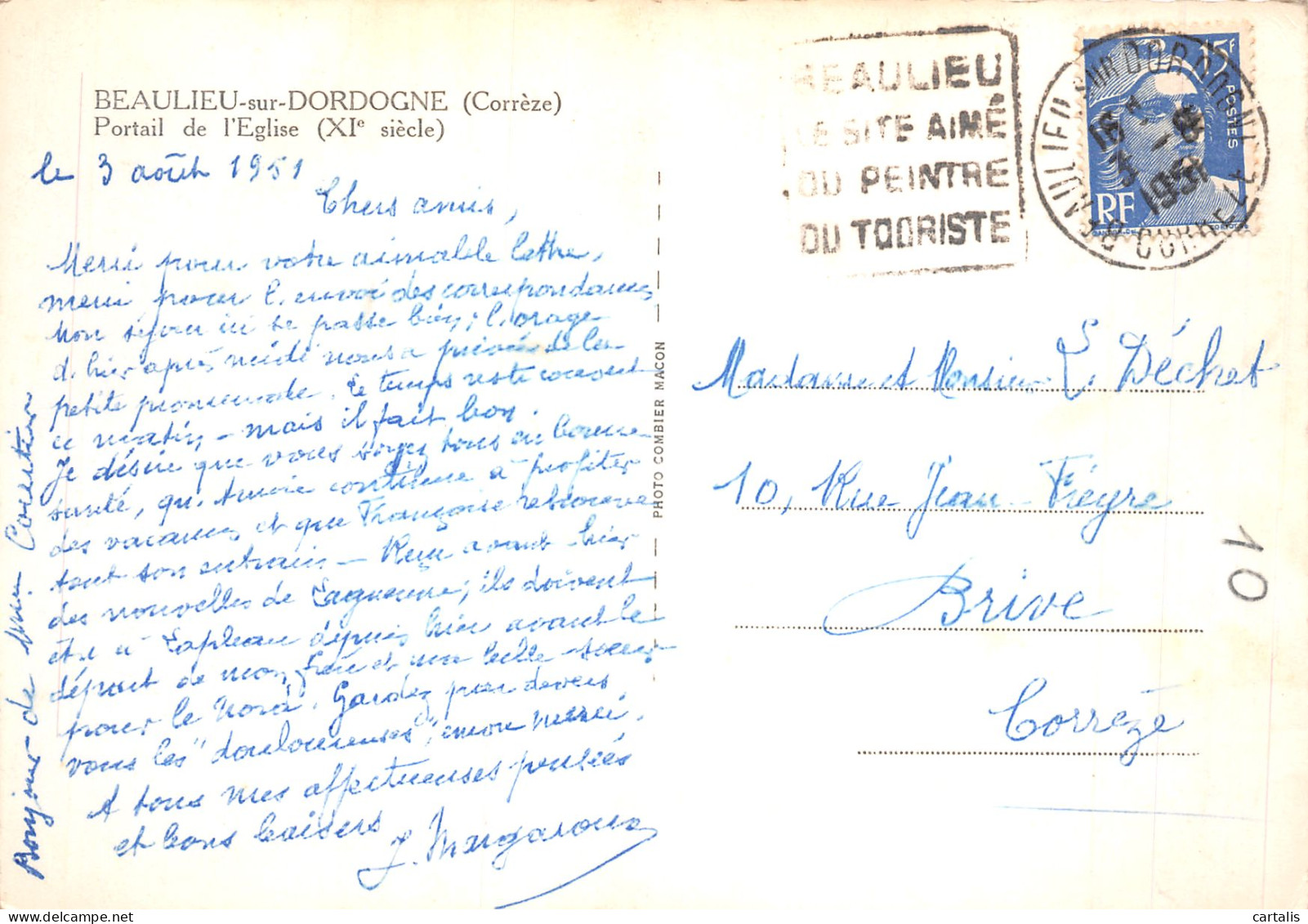 19-BEAULIEU SUR DORDOGNE-N°4212-D/0187 - Other & Unclassified