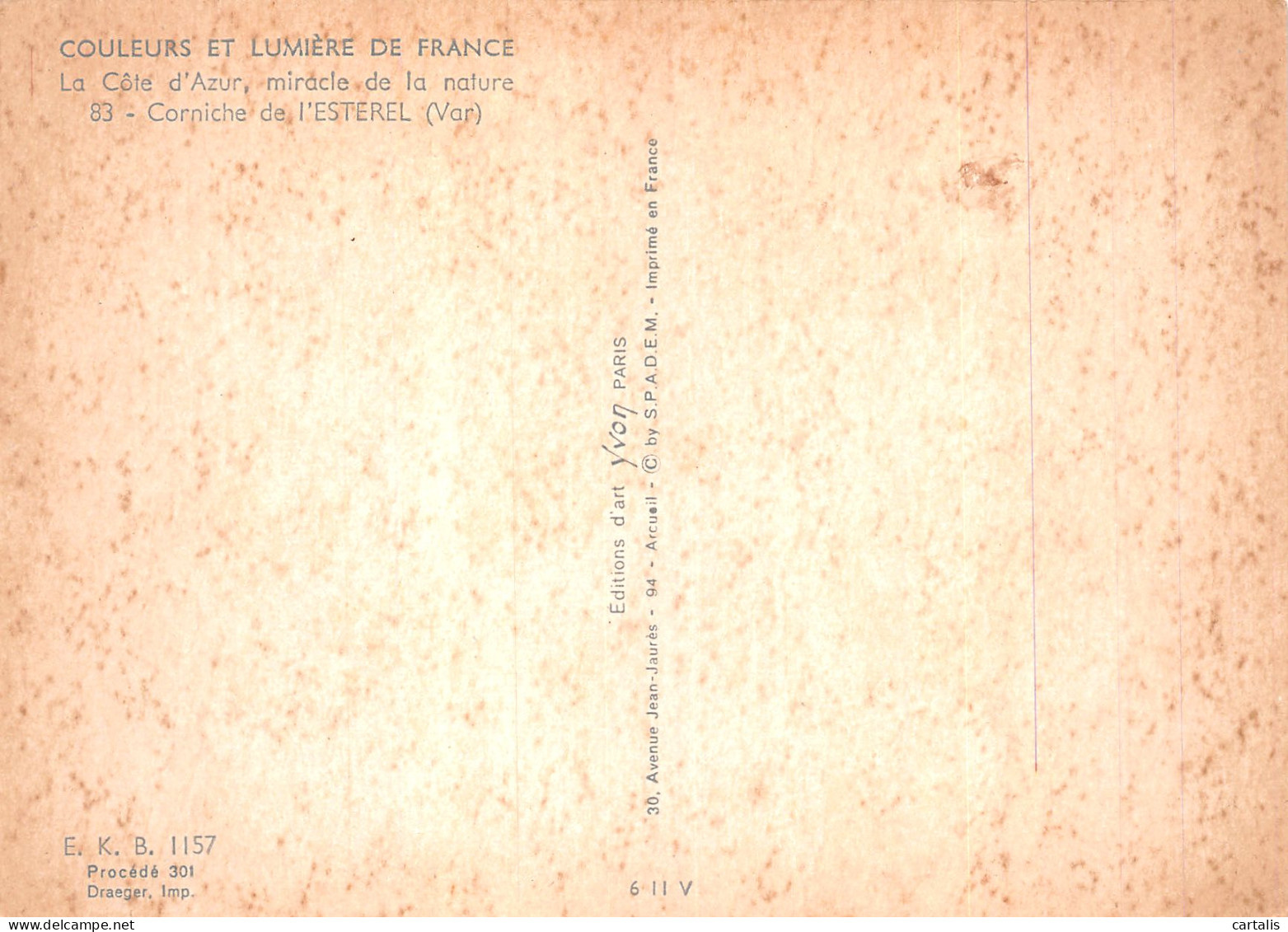 83-L ESTEREL-N°4213-B/0323 - Autres & Non Classés