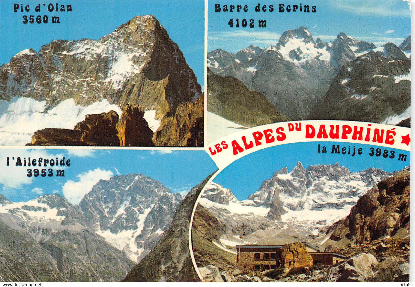 38-LES ALPES DU DAUPHINE-N°4213-B/0269 - Other & Unclassified