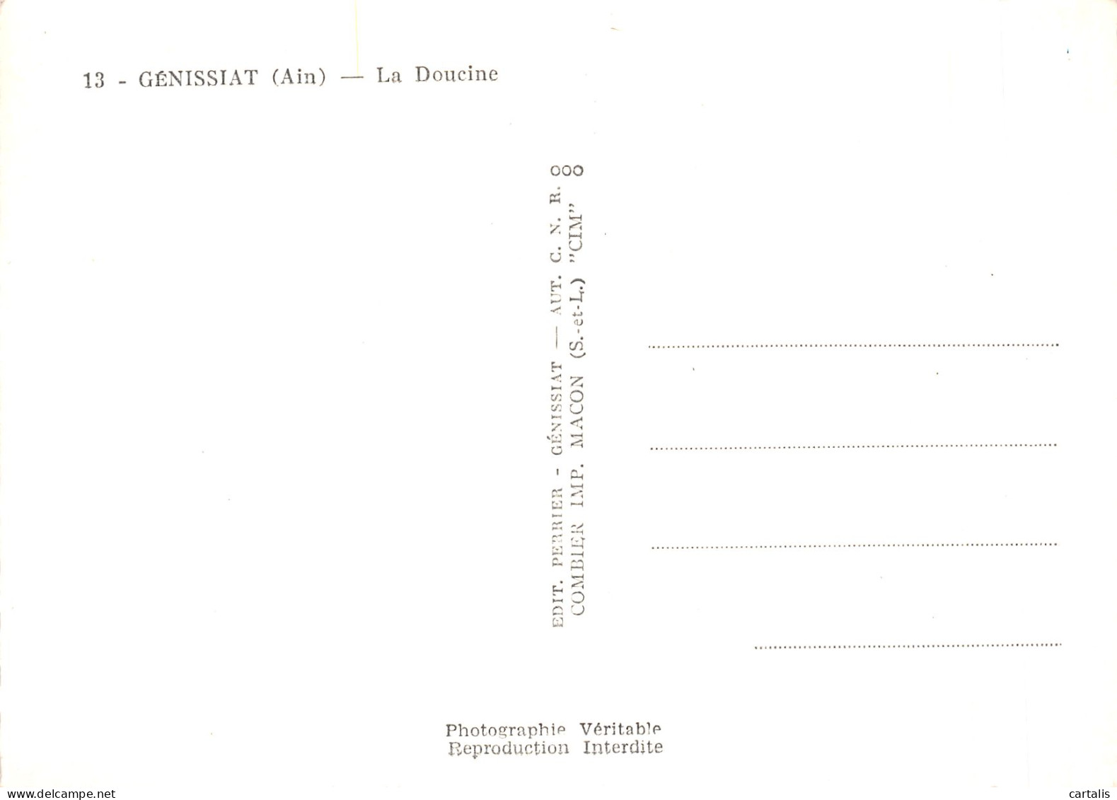 01-GENISSIAT-N°4213-B/0003 - Non Classés