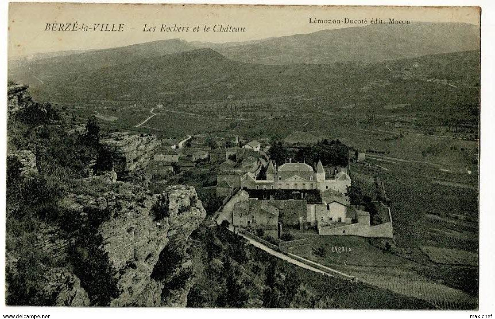 Berzé La Ville - Les Rochers Et Le Château - Pas Circulé - Autres & Non Classés