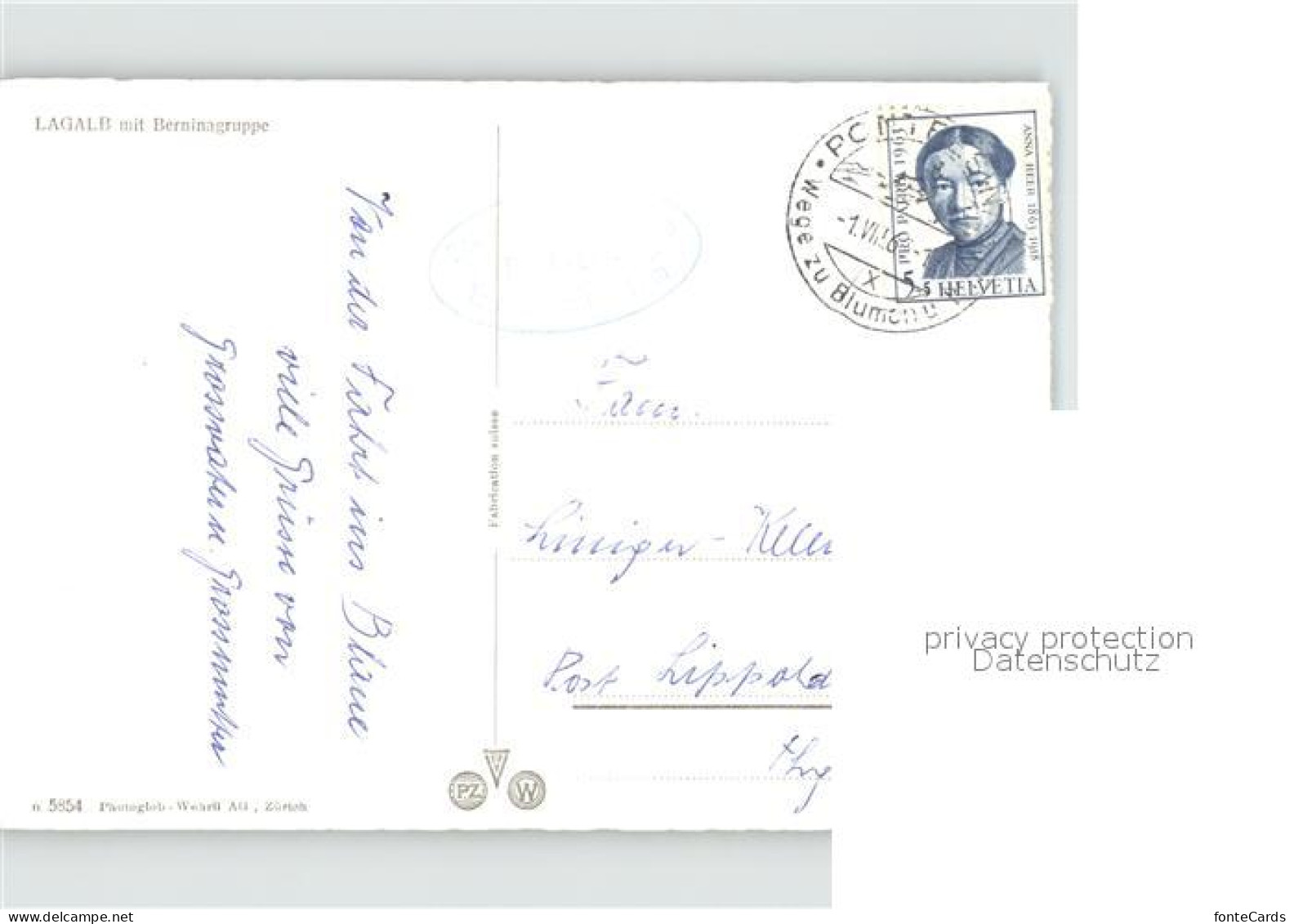 11679556 Bernina Lagalb Mit Berninagruppe Bernina - Other & Unclassified