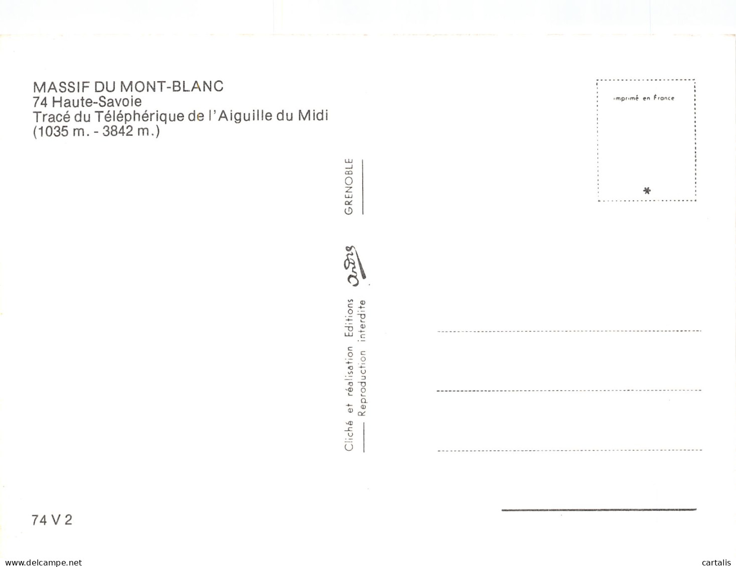 74-LE MONT BLANC-N°4213-D/0271 - Other & Unclassified