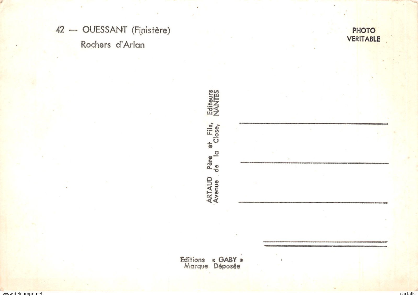 29-OUESSANT-N°4214-C/0185 - Ouessant