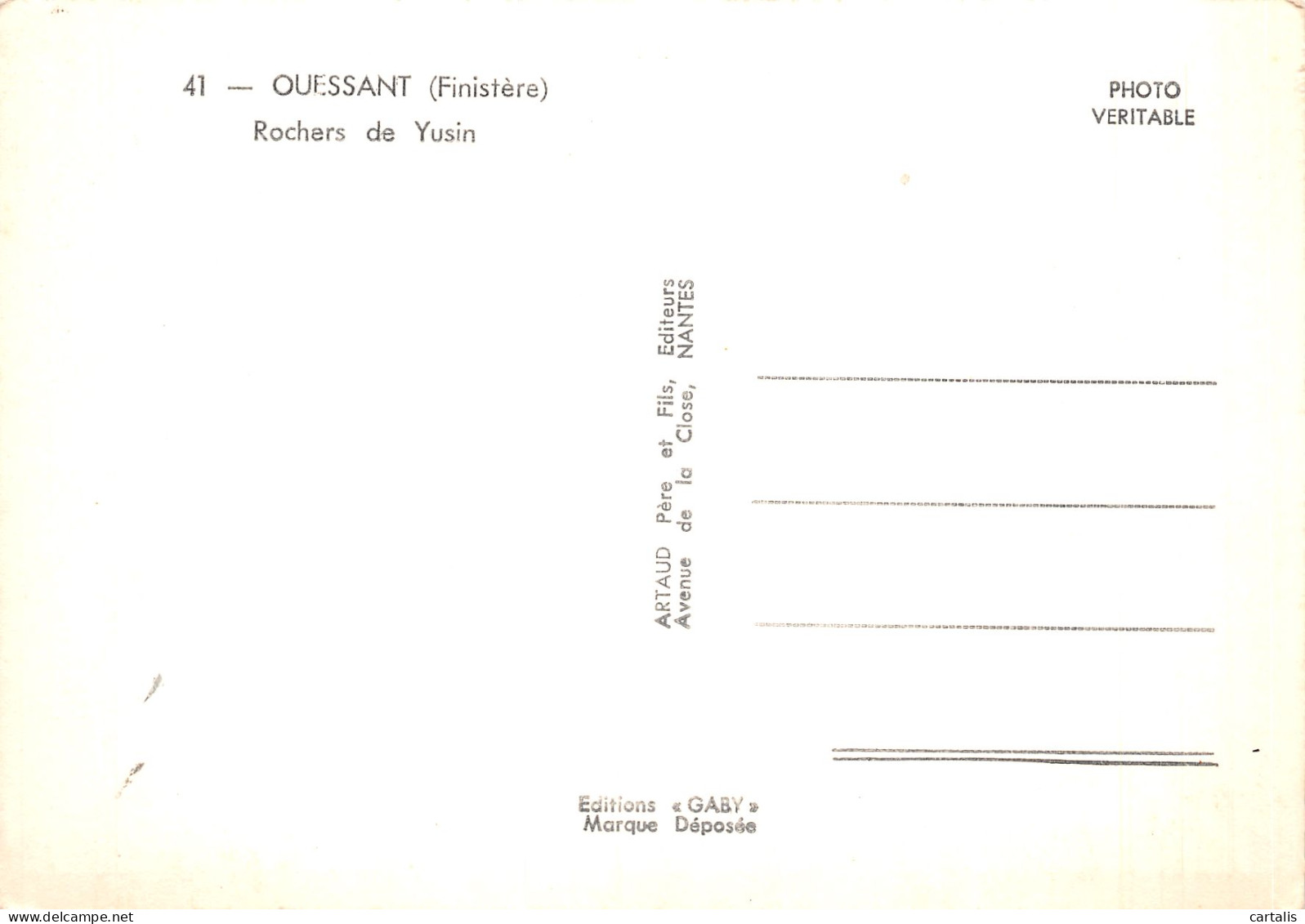 29-OUESSANT-N°4214-C/0181 - Ouessant