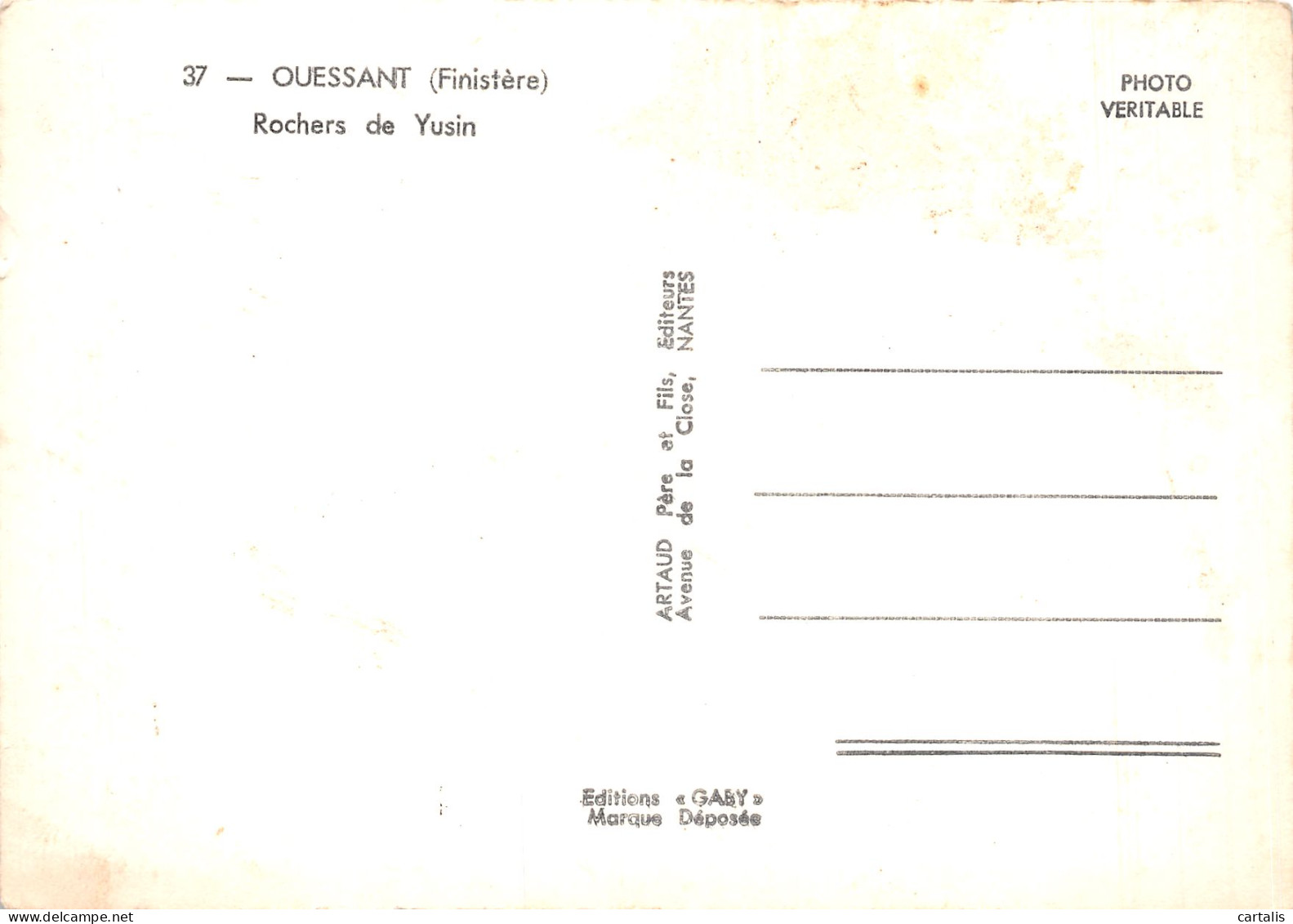 29-OUESSANT-N°4214-C/0161 - Ouessant