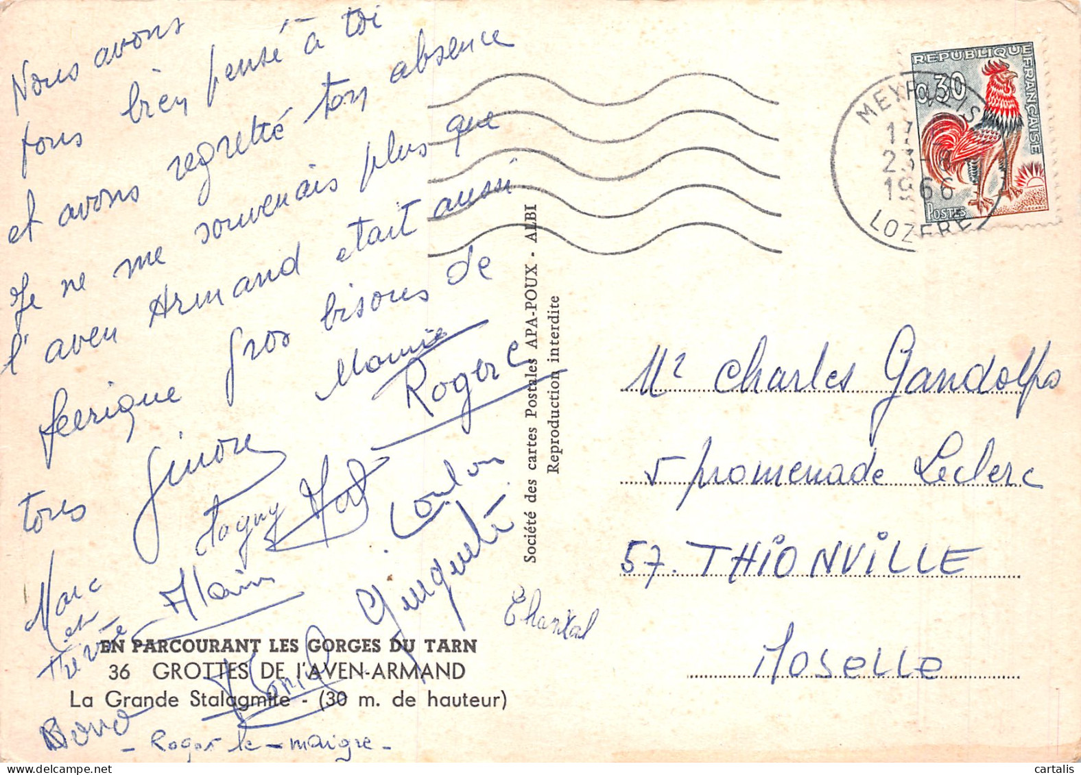 48-AVEN ARMAND LES GROTTES-N°4214-B/0357 - Autres & Non Classés