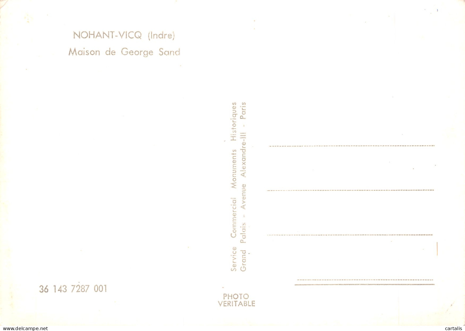 36-NOHANT VICQ-N°4214-B/0325 - Sonstige & Ohne Zuordnung