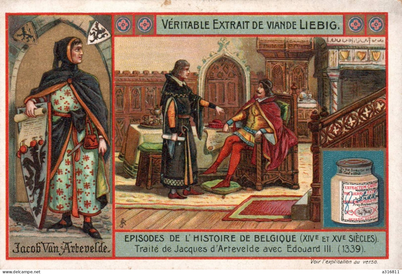 Liebig  Episodes De L Histoire De Belgique - Liebig