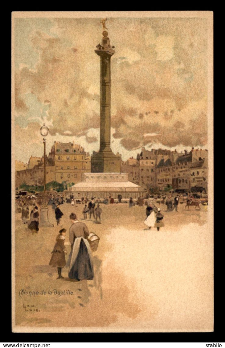 ILLUSTRATEURS - PARIS - LUIGI LOIR - COLONNE DE LA BASTILLE - Loir