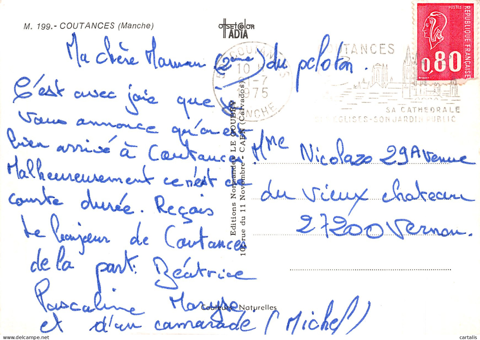 50-COUTANCES-N°4215-C/0327 - Coutances