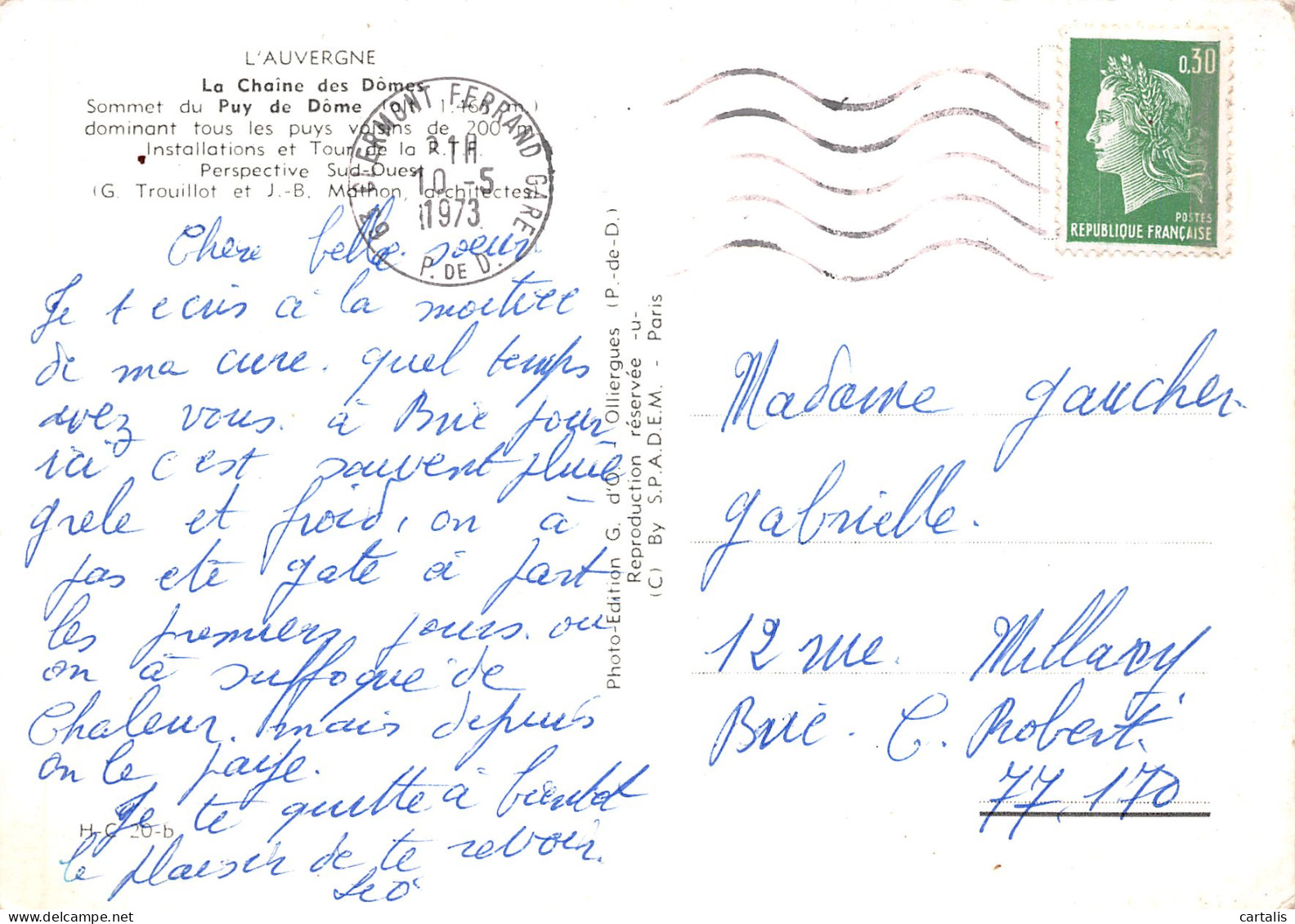 63-PUY DE DOME-N°4215-C/0233 - Other & Unclassified