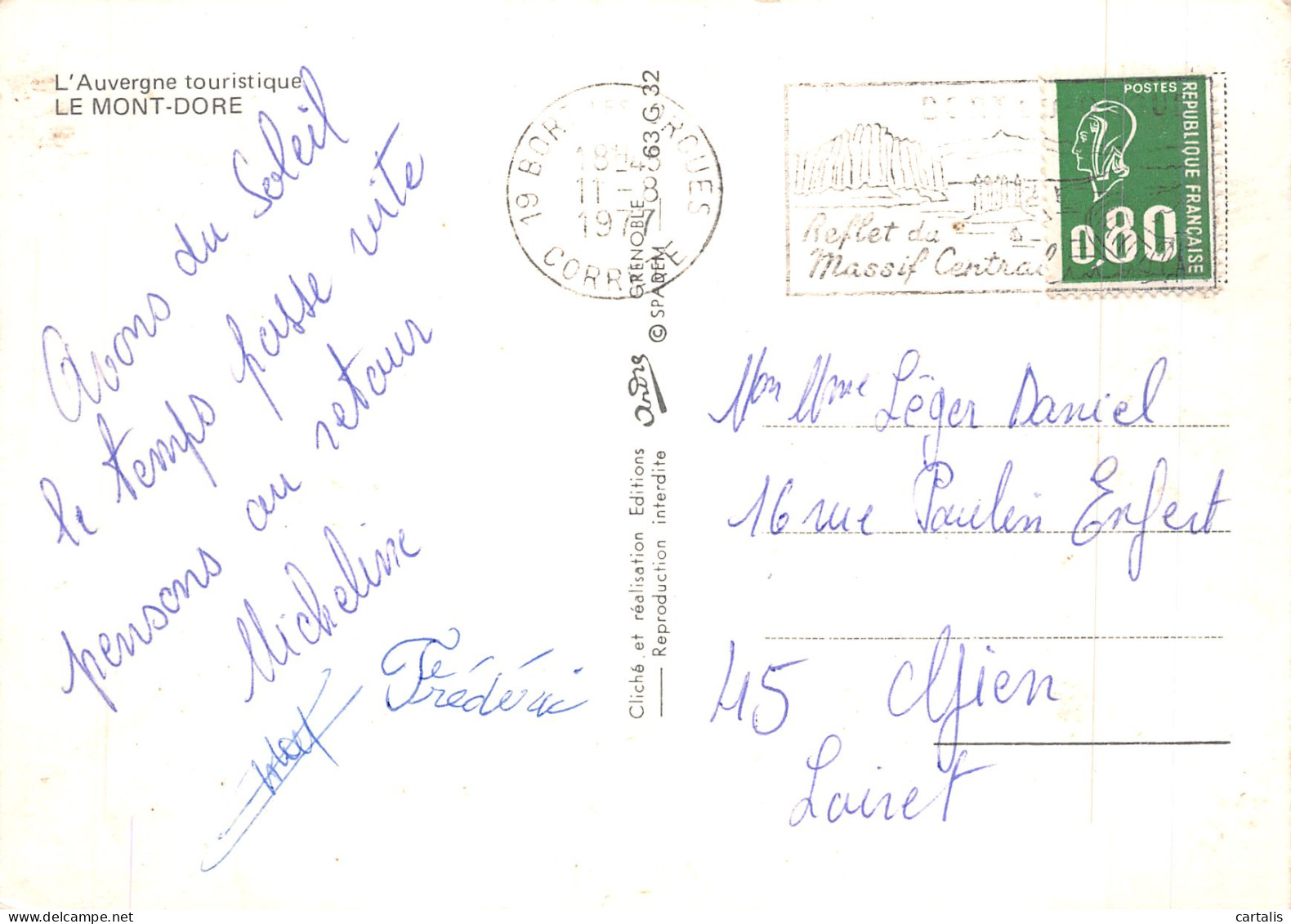 63-LE MONT DORE-N°4215-C/0081 - Le Mont Dore