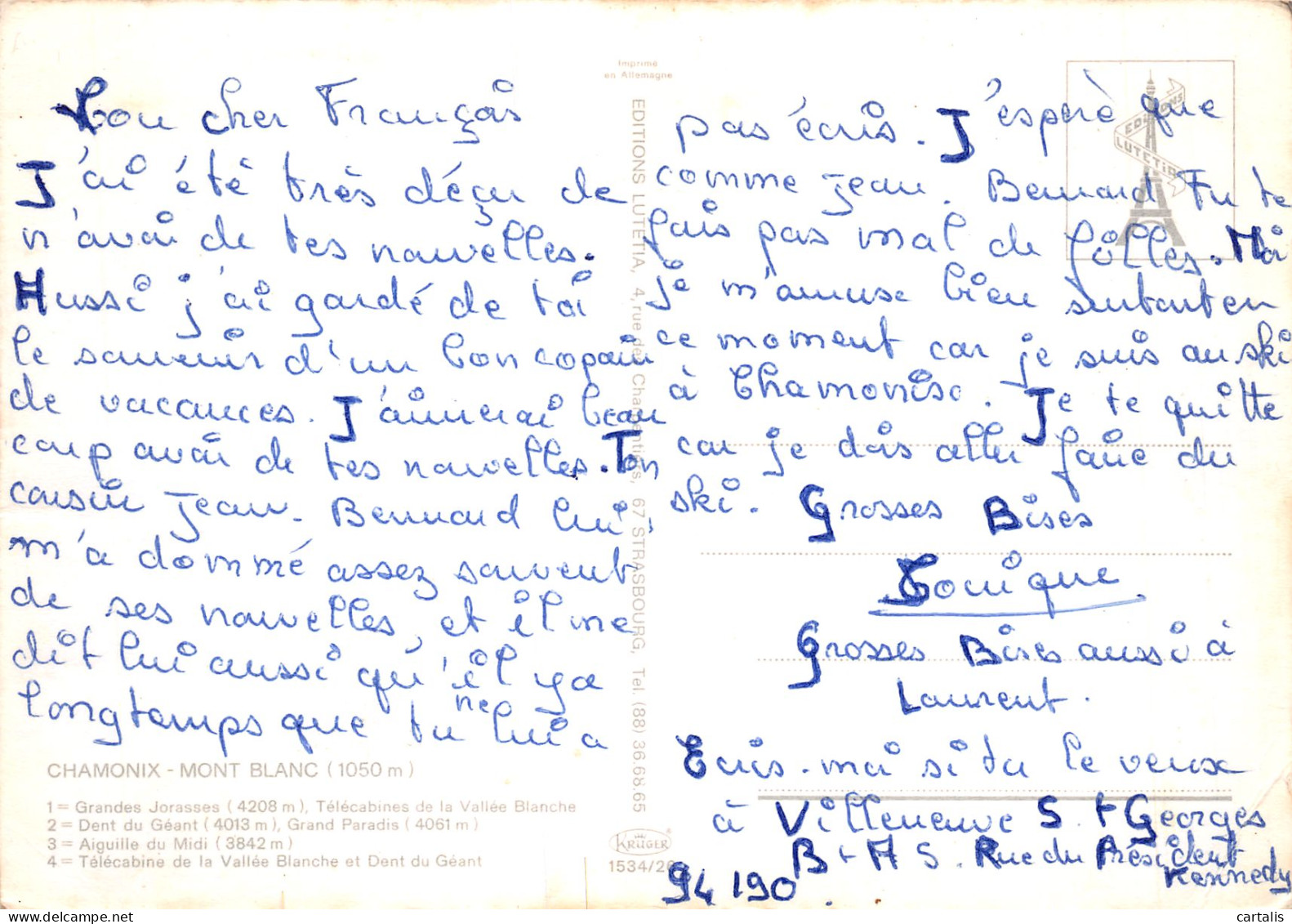 74-AIGUILLE DU MIDI-N°4215-D/0289 - Other & Unclassified