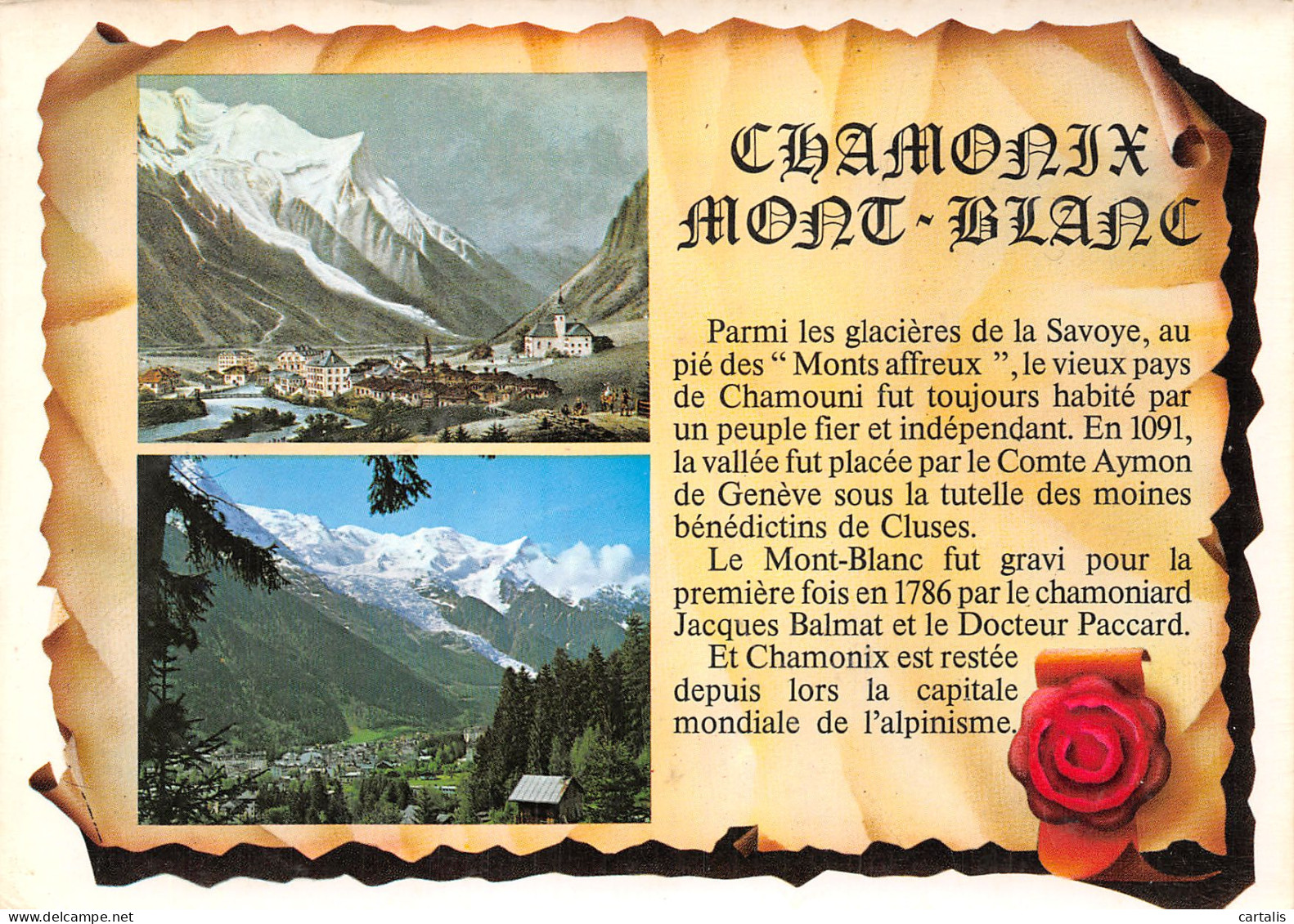 74-CHAMONIX MONT BLANC-N°4215-D/0247 - Chamonix-Mont-Blanc