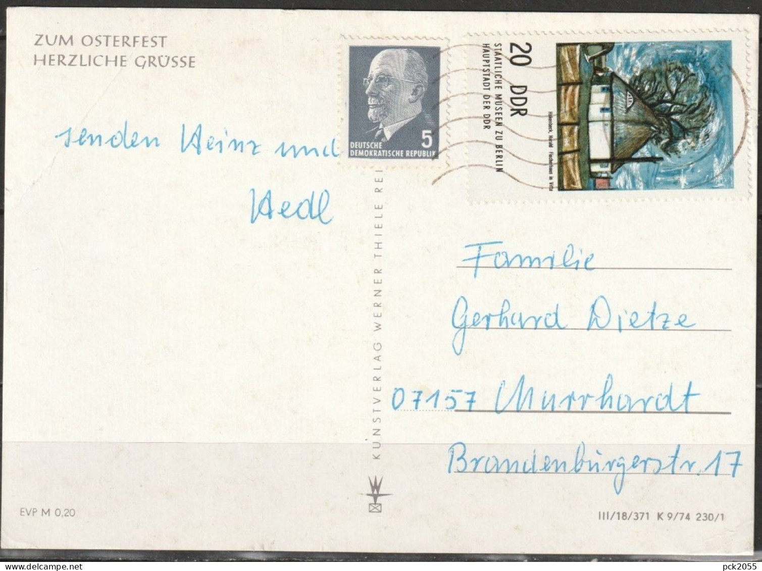 DDR 1974 Nr.2003 Gemälde +845 Ulbricht  (d 4335 ) Günstige Versandkosten - Storia Postale