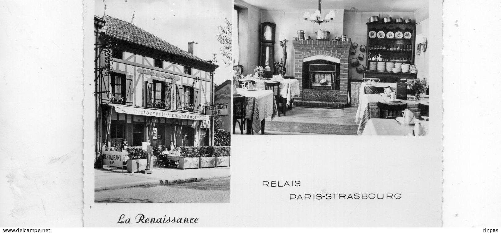 (52) SAINT DIZIER RESTAURANT LA RENAISSANCE Pierre Lebrun  88 Avenue D'alsace Lorraine    ( Ht Marne) - Saint Dizier