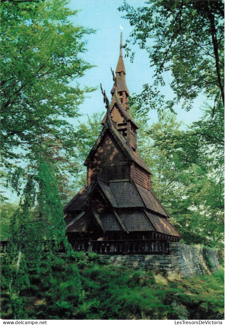 NORVEGE - Bergen - Fantoft Stave Church From 1150 - Colorisé - Carte Postale - Norvège