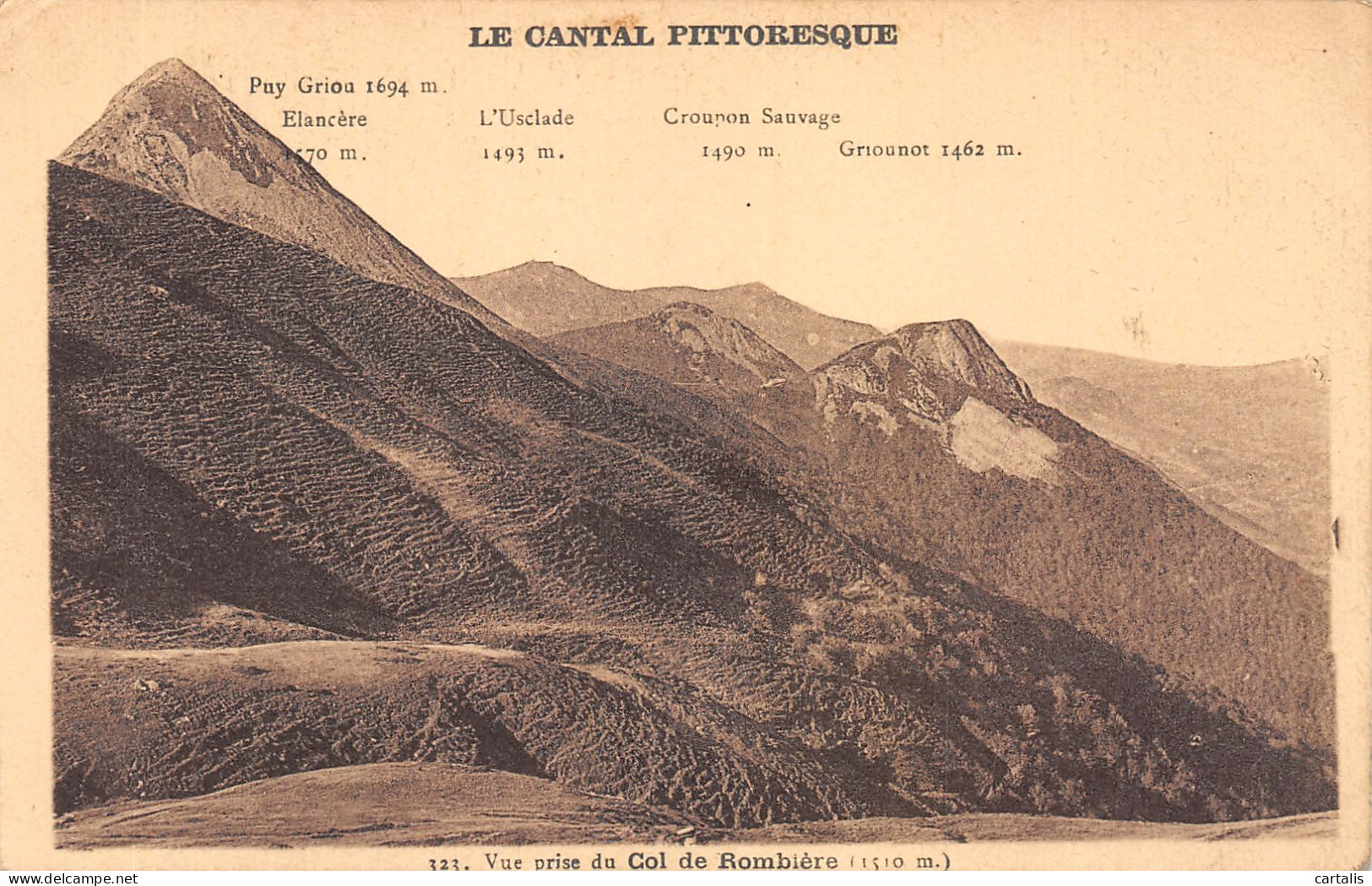 15-COL DE ROMBIERE-N°4216-E/0269 - Other & Unclassified