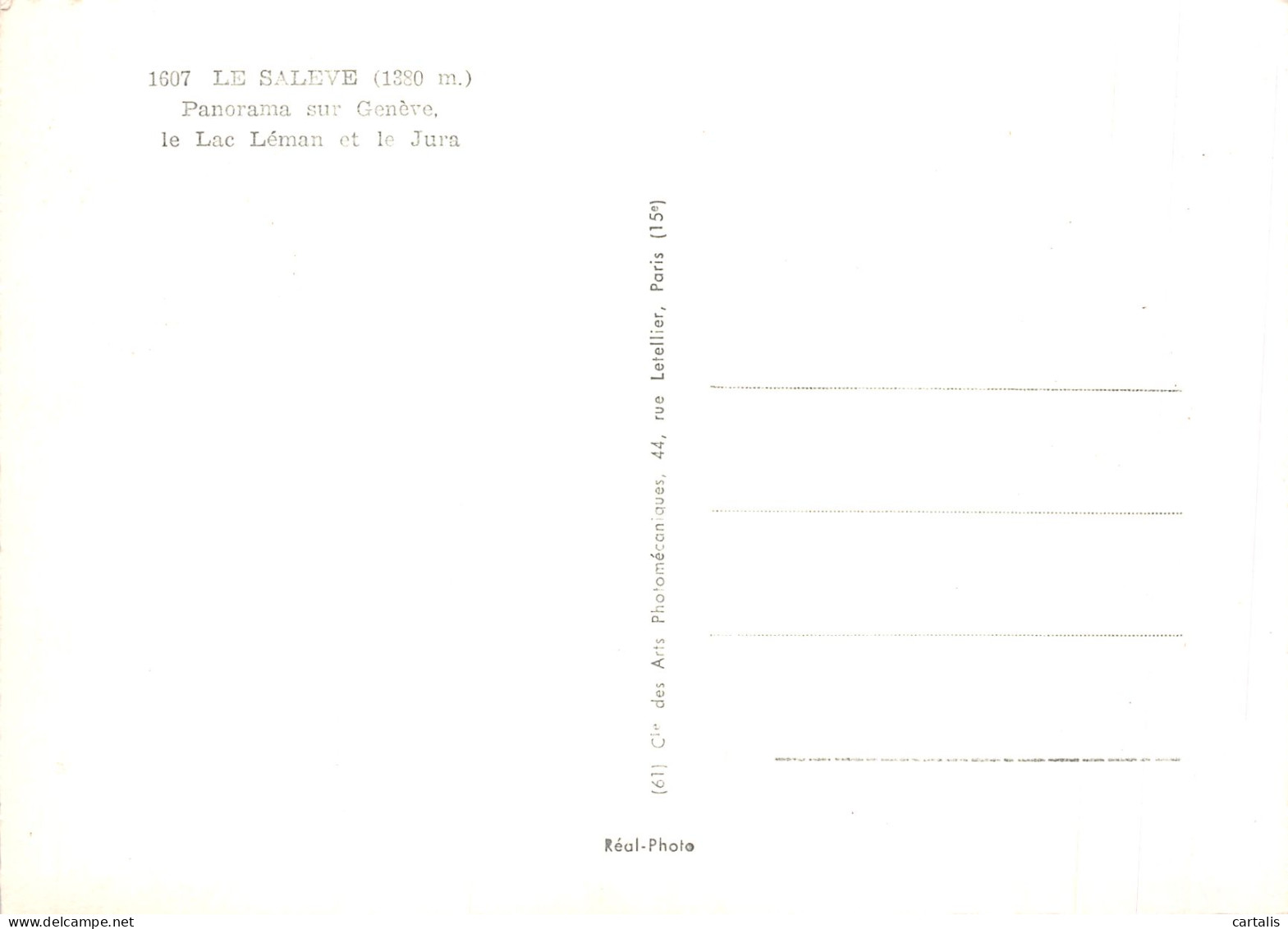 74-LA SALEVE-N°4216-D/0239 - Other & Unclassified