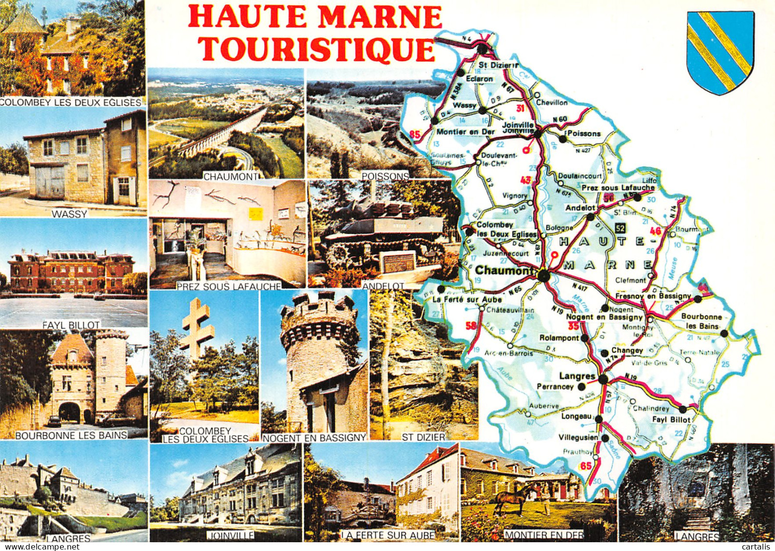 52-HAUTE MARNE MULTIVUES-N°4216-D/0247 - Other & Unclassified