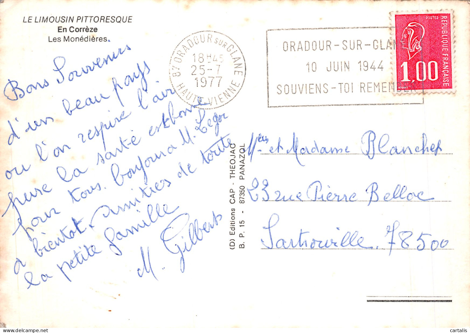 19-LES MONEDIERES-N°4217-D/0097 - Other & Unclassified